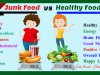 Healthy food VS Junk food